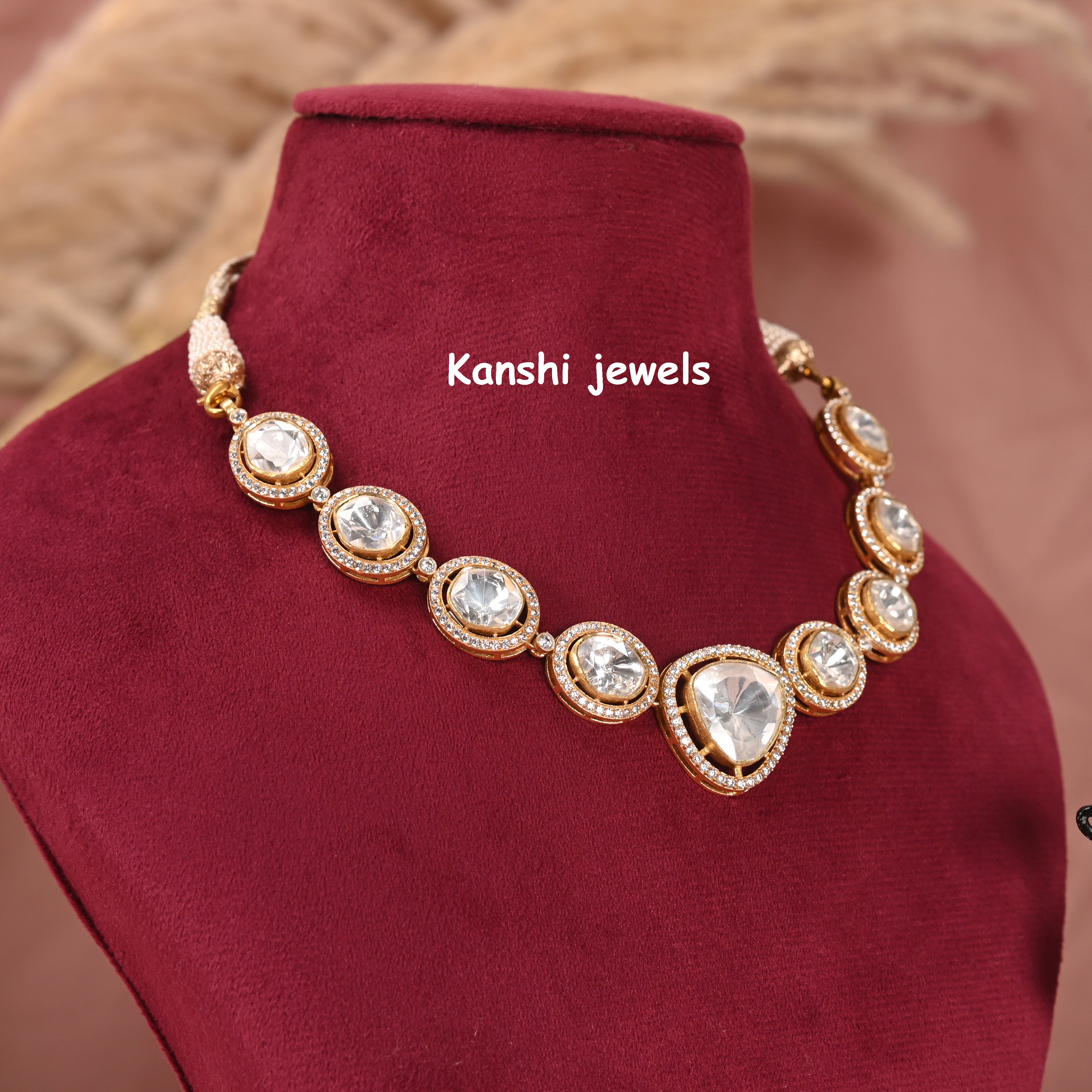 Silver Moissanite Necklace