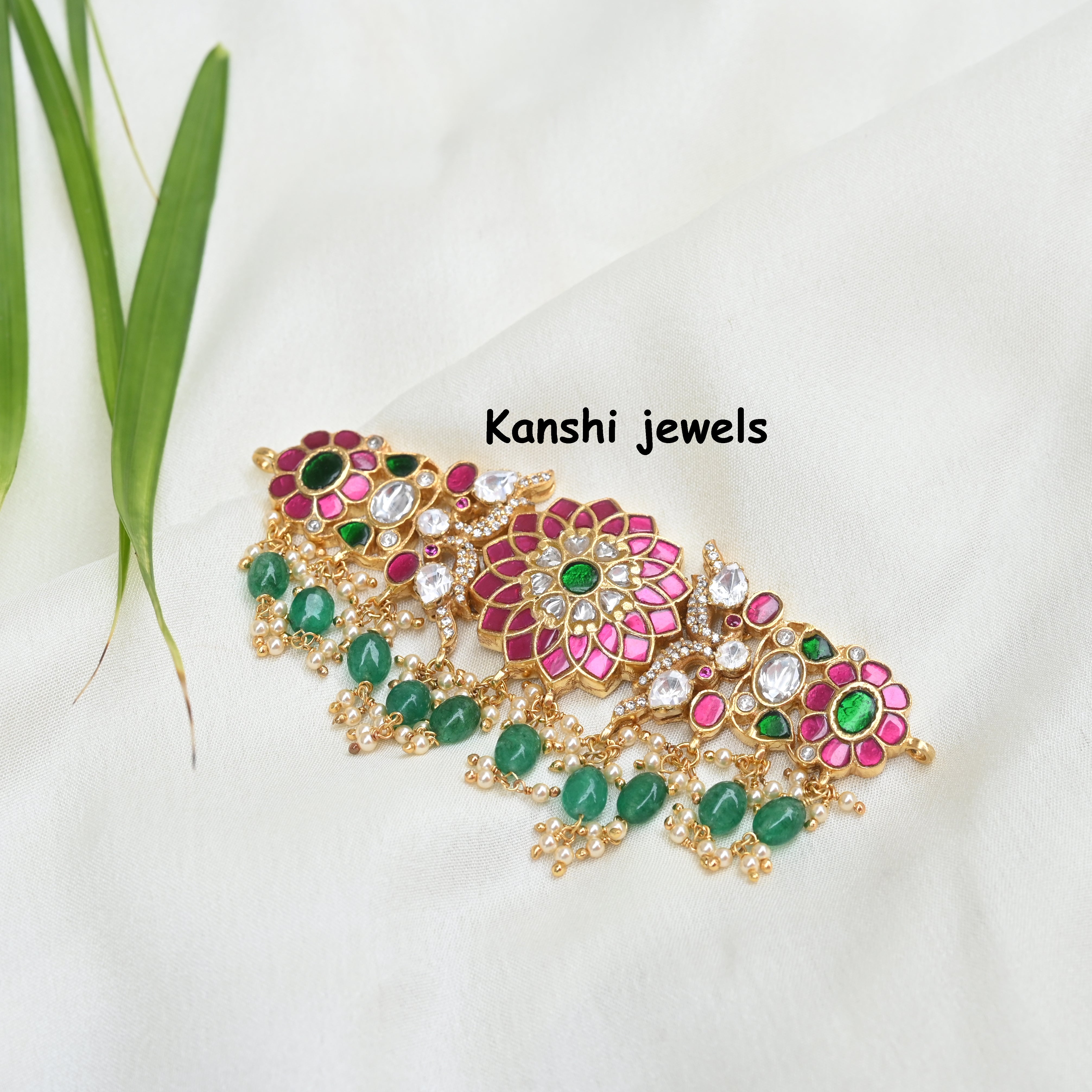 Silver Jadau Choker