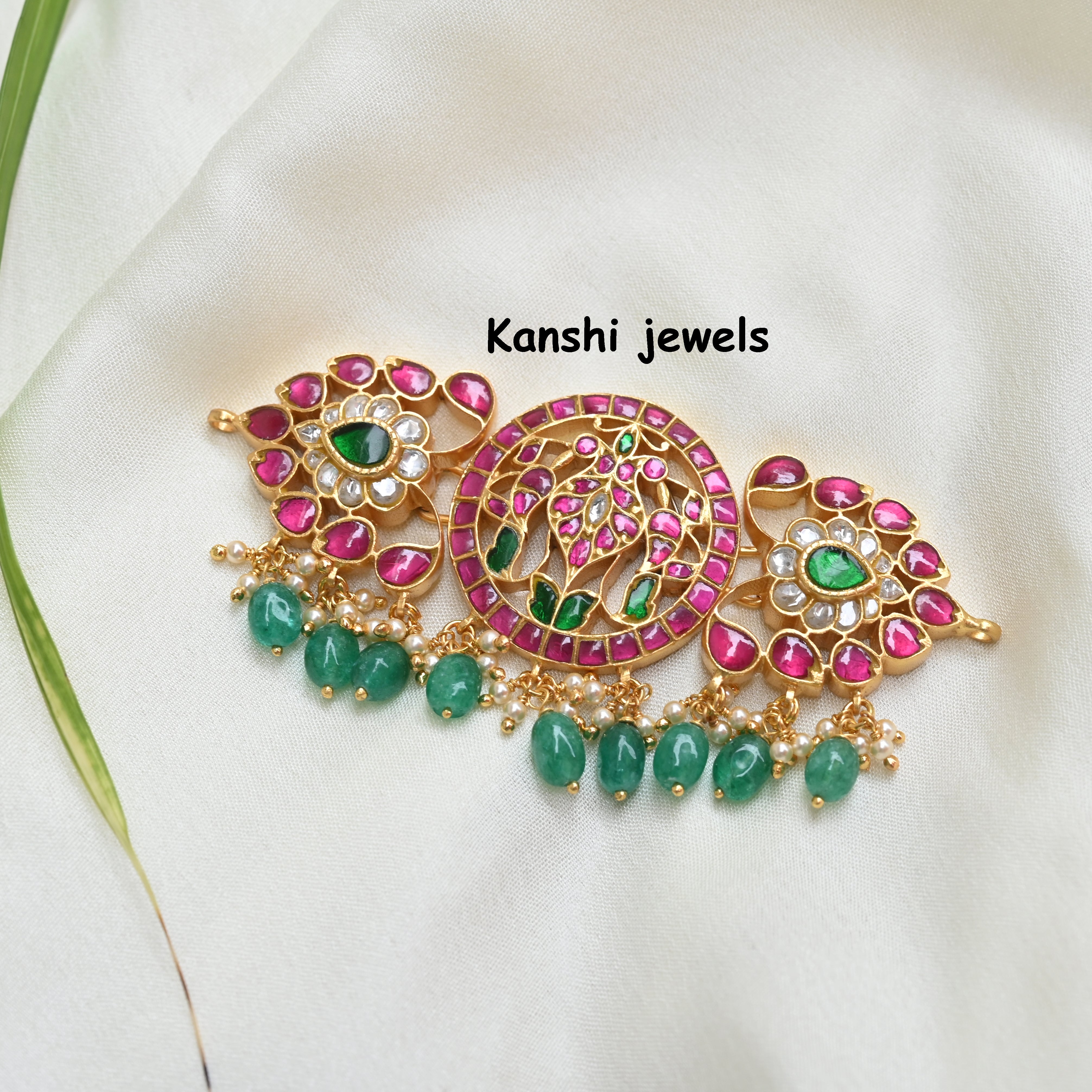 Silver Jadau Choker