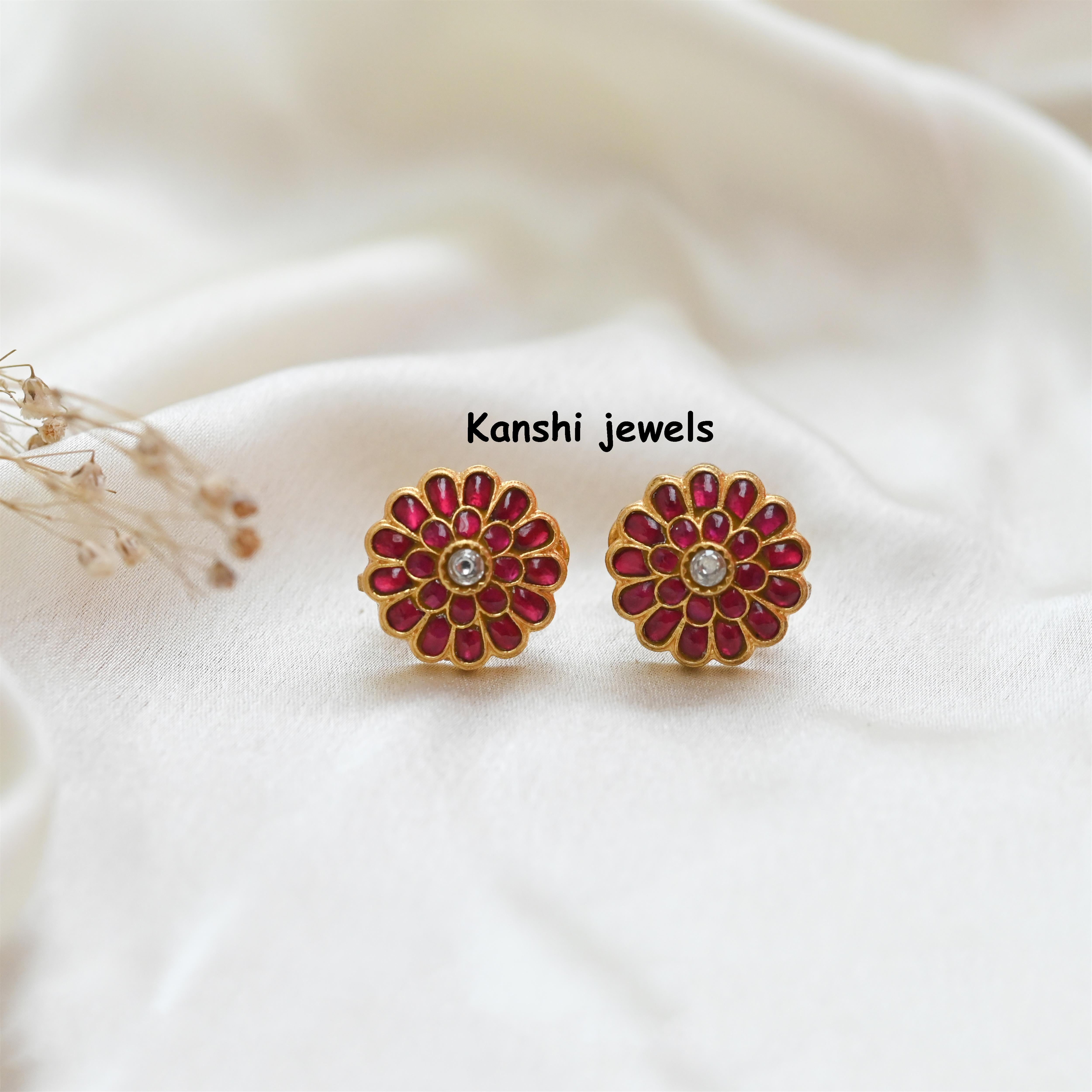 Silver Jadau Earrings