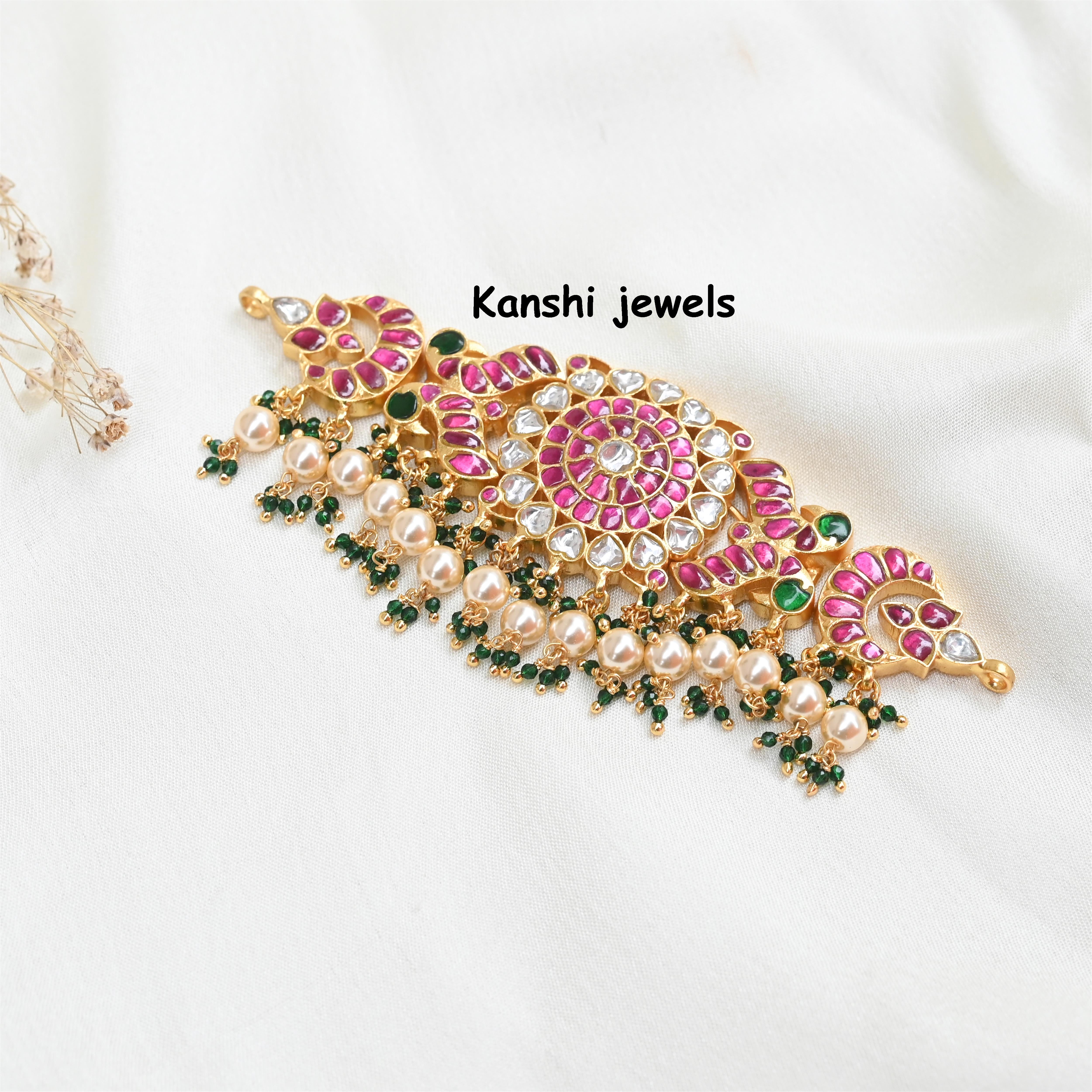 Silver Jadau Choker