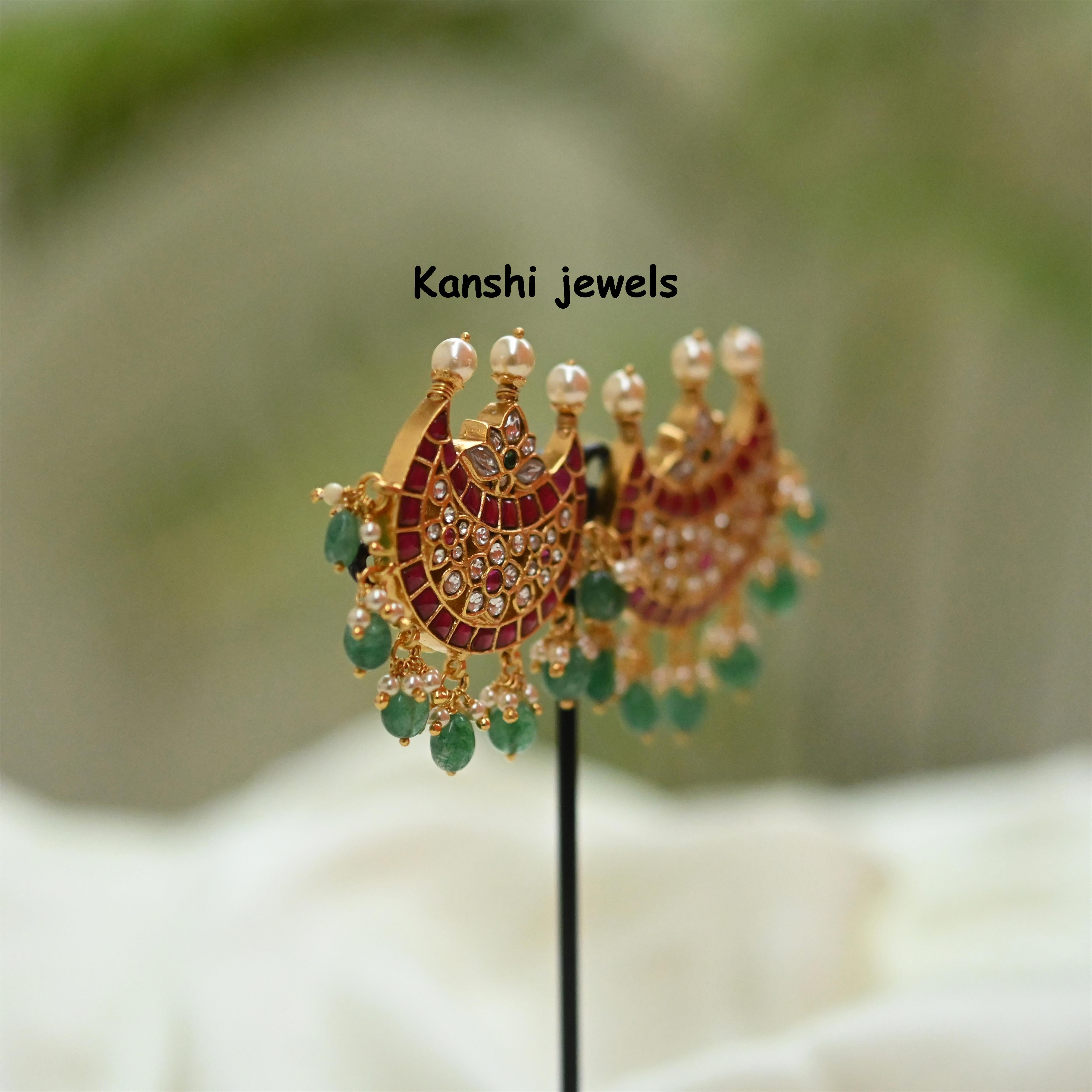Silver Jadau Earrings