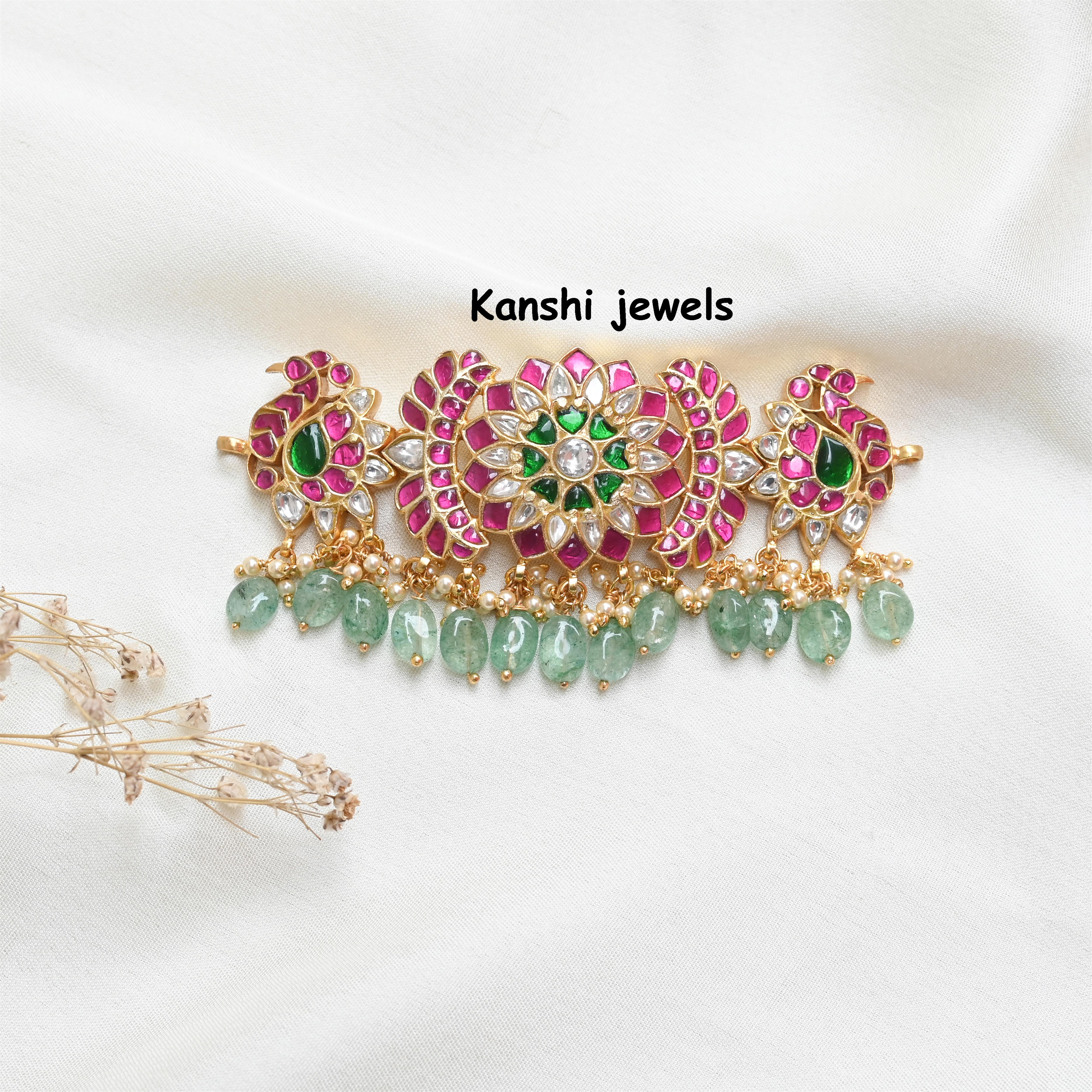 Silver Jadau Choker
