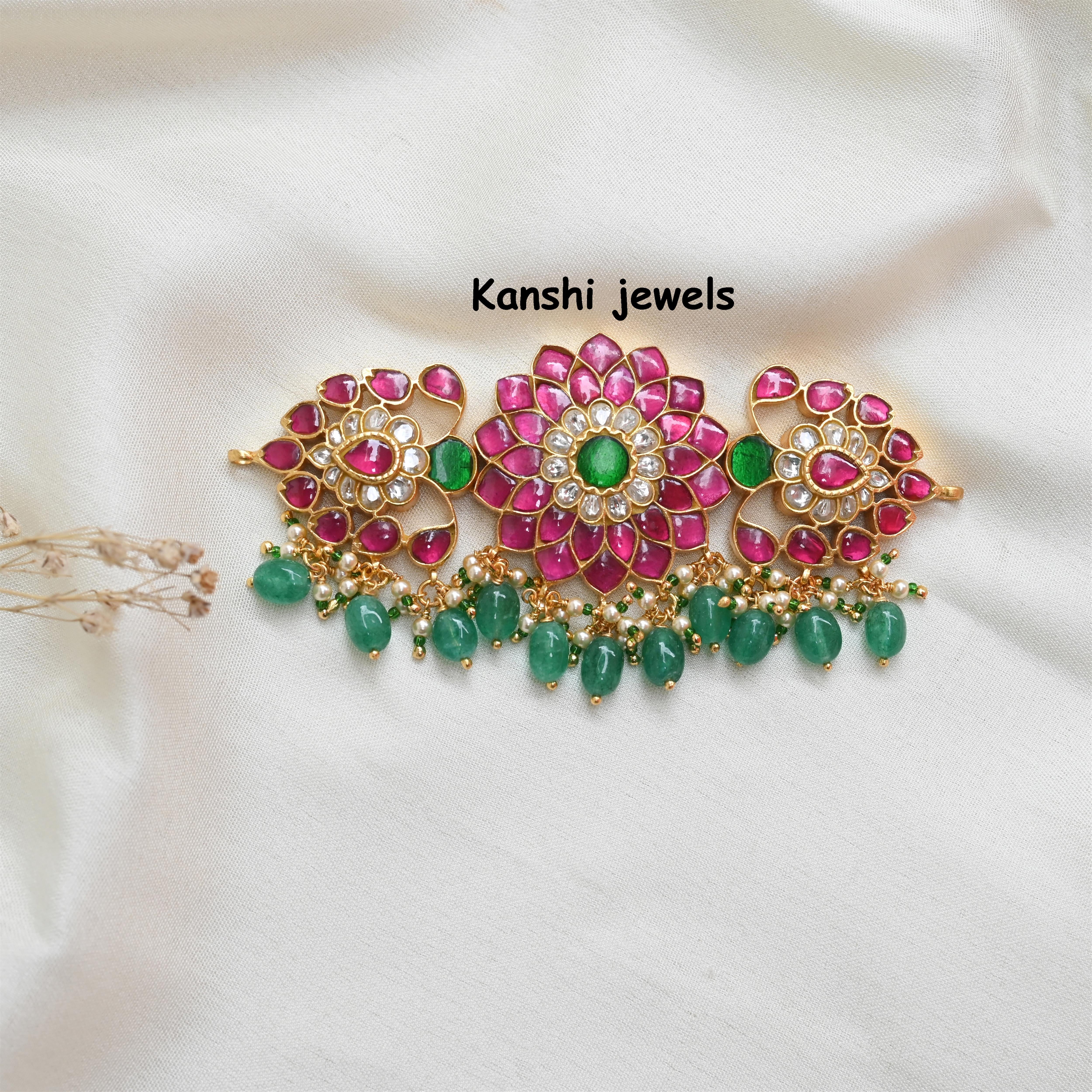 Silver Jadau Choker