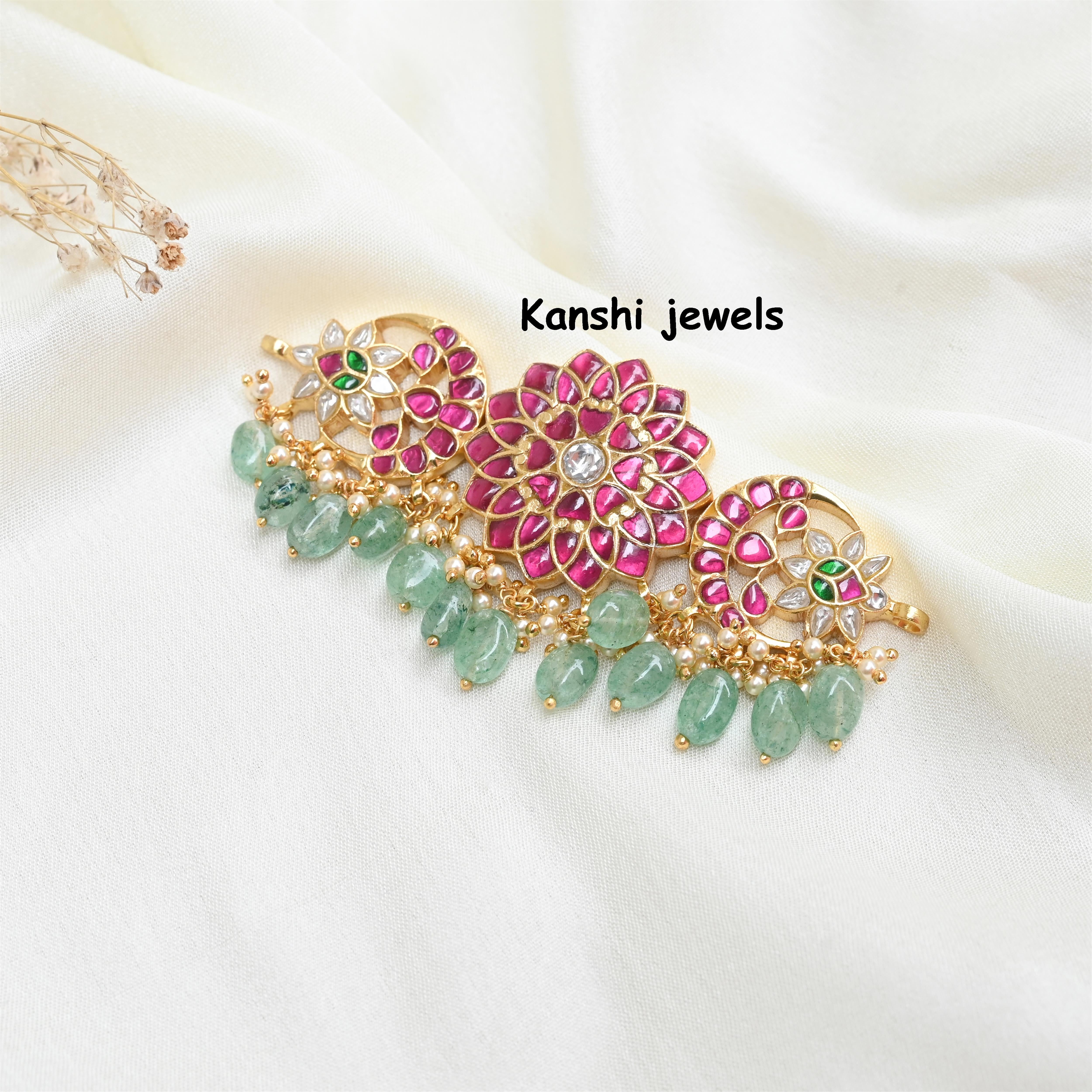 Silver Jadau Choker