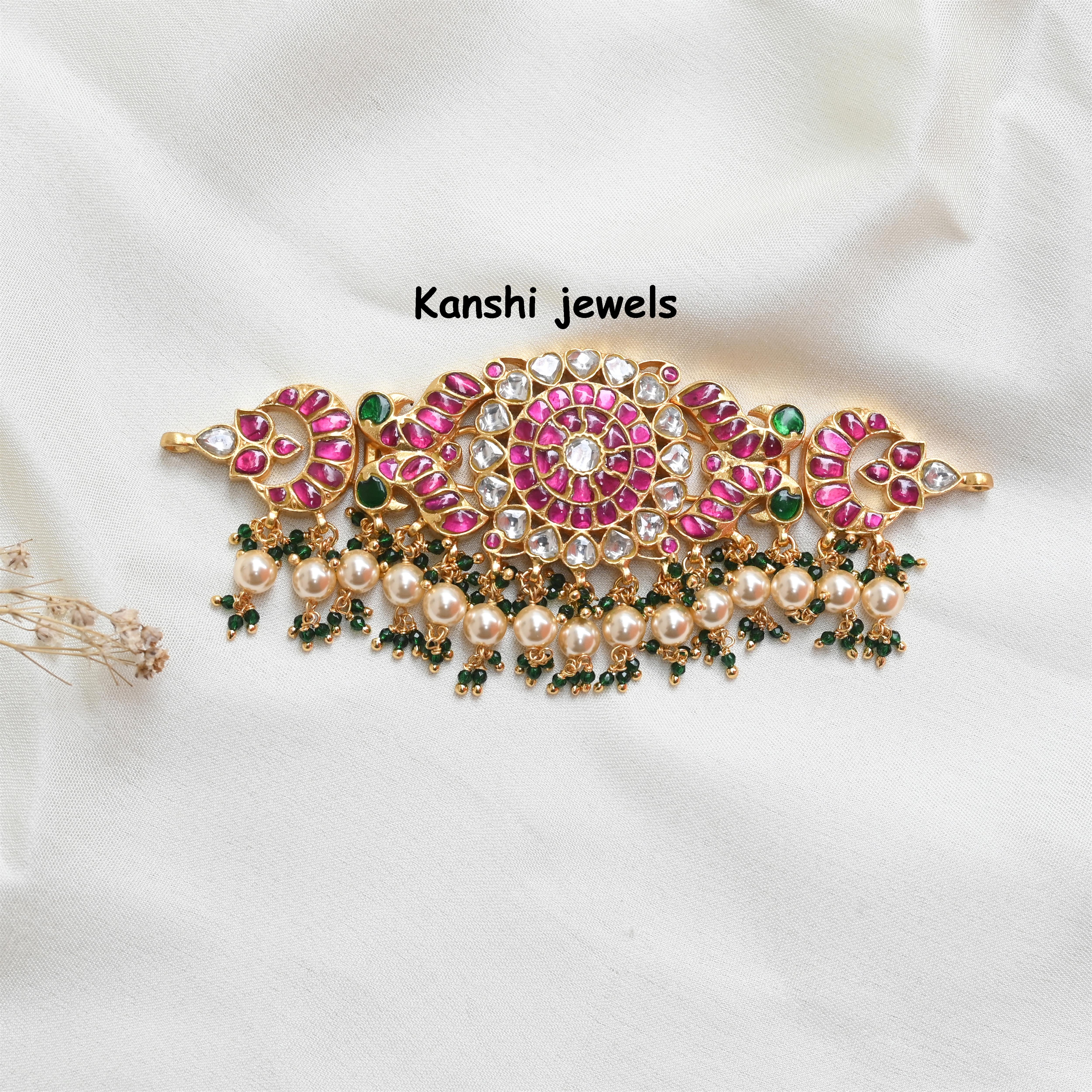 Silver Jadau Choker