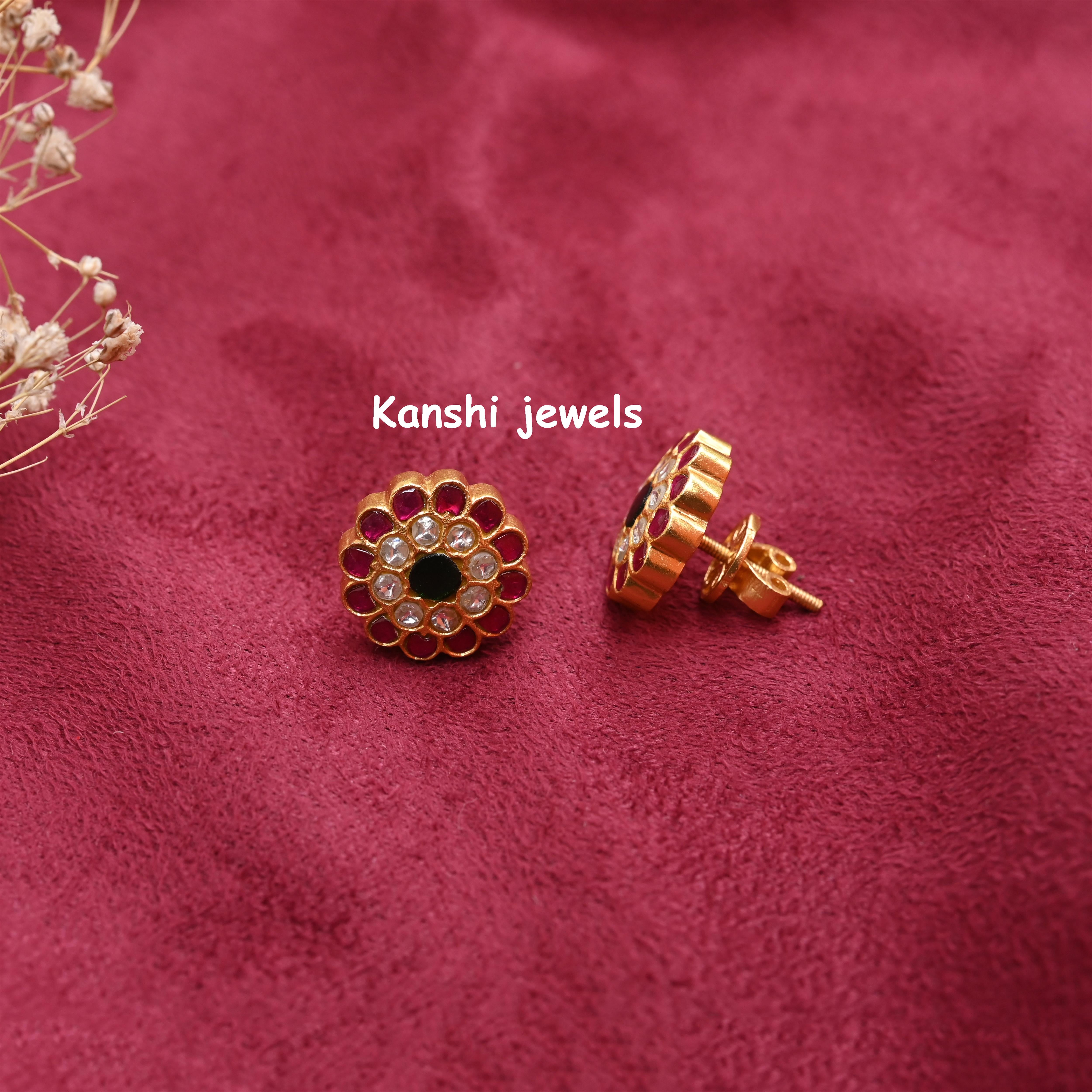Silver Jadau Earrings