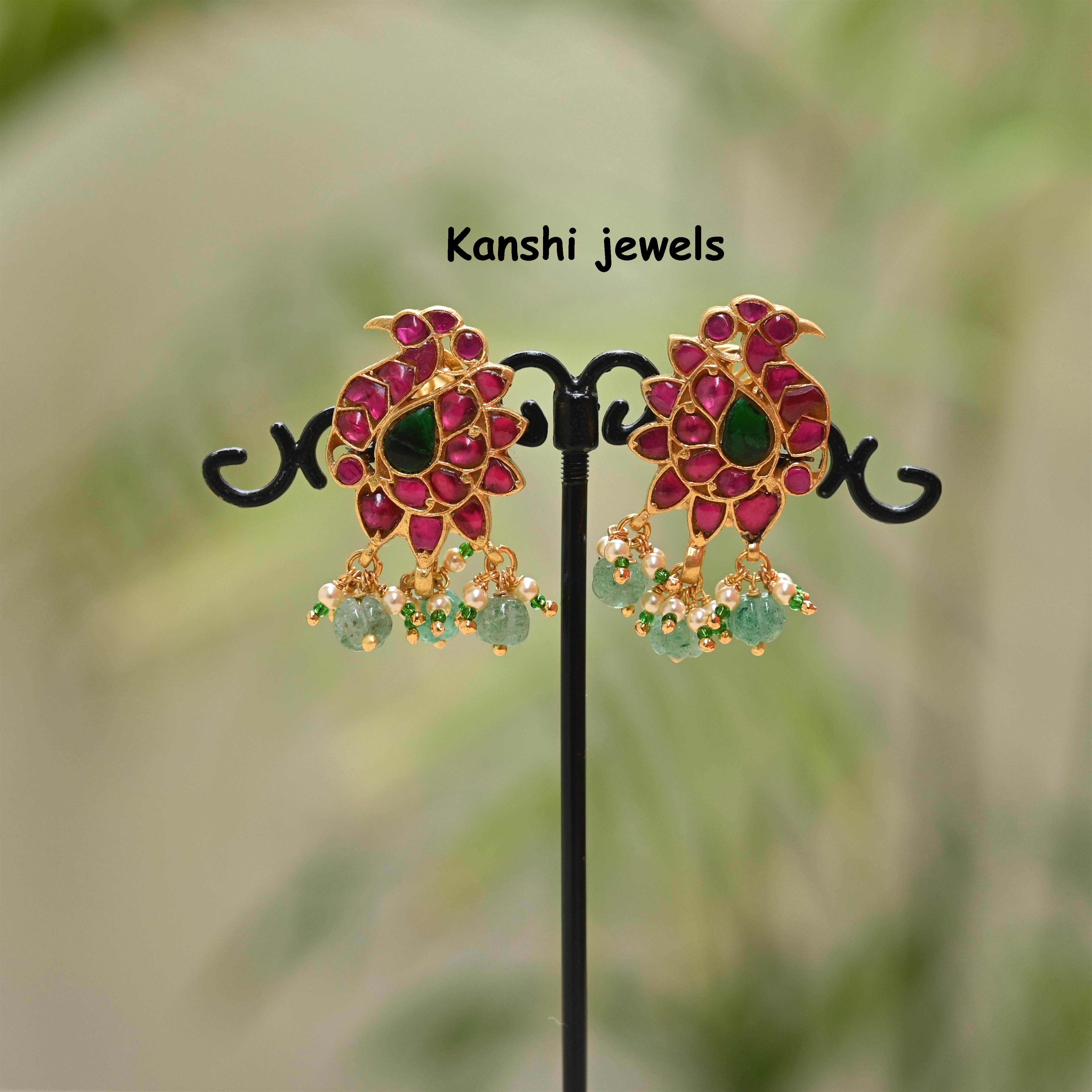 Silver Jadau Earrings