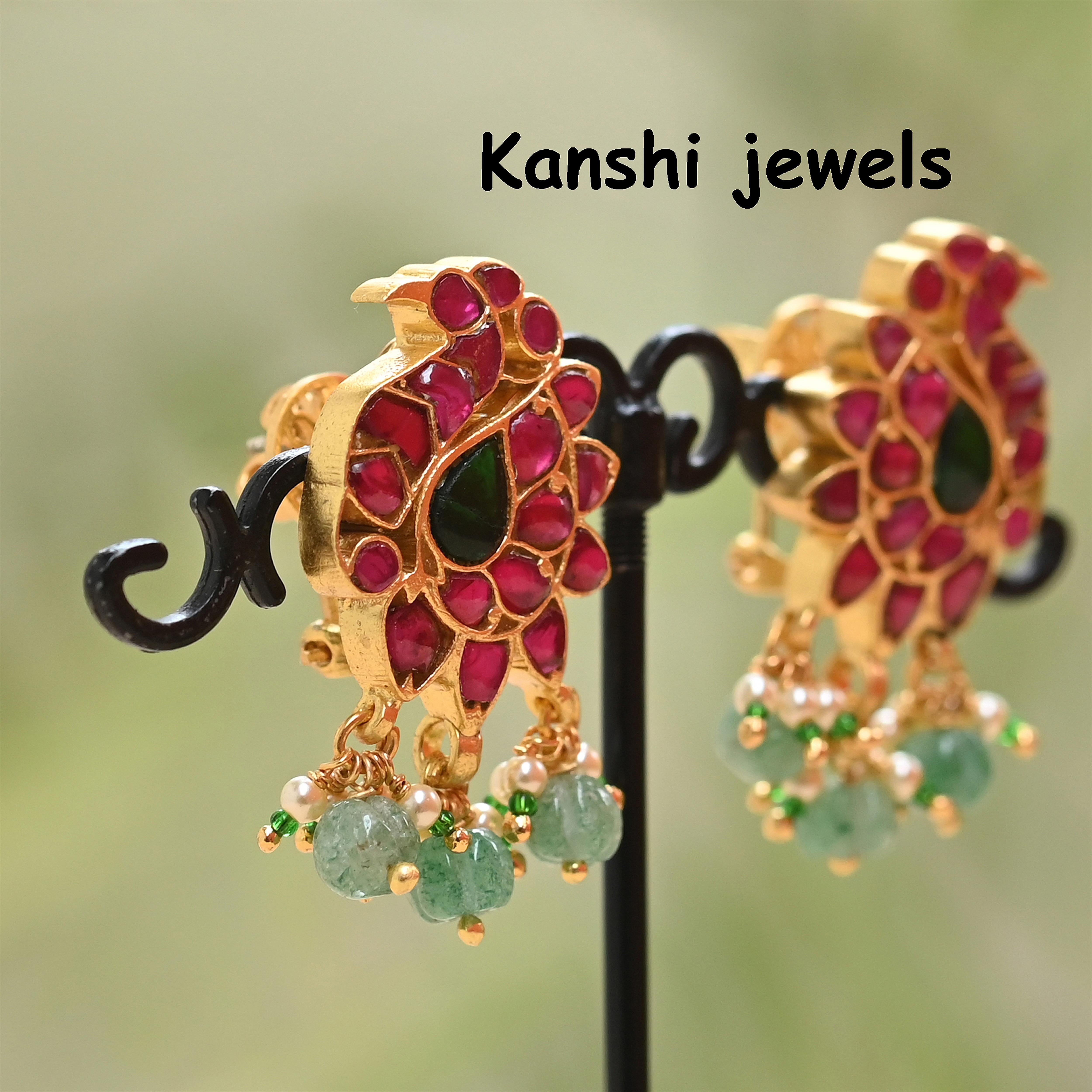 Silver Jadau Earrings