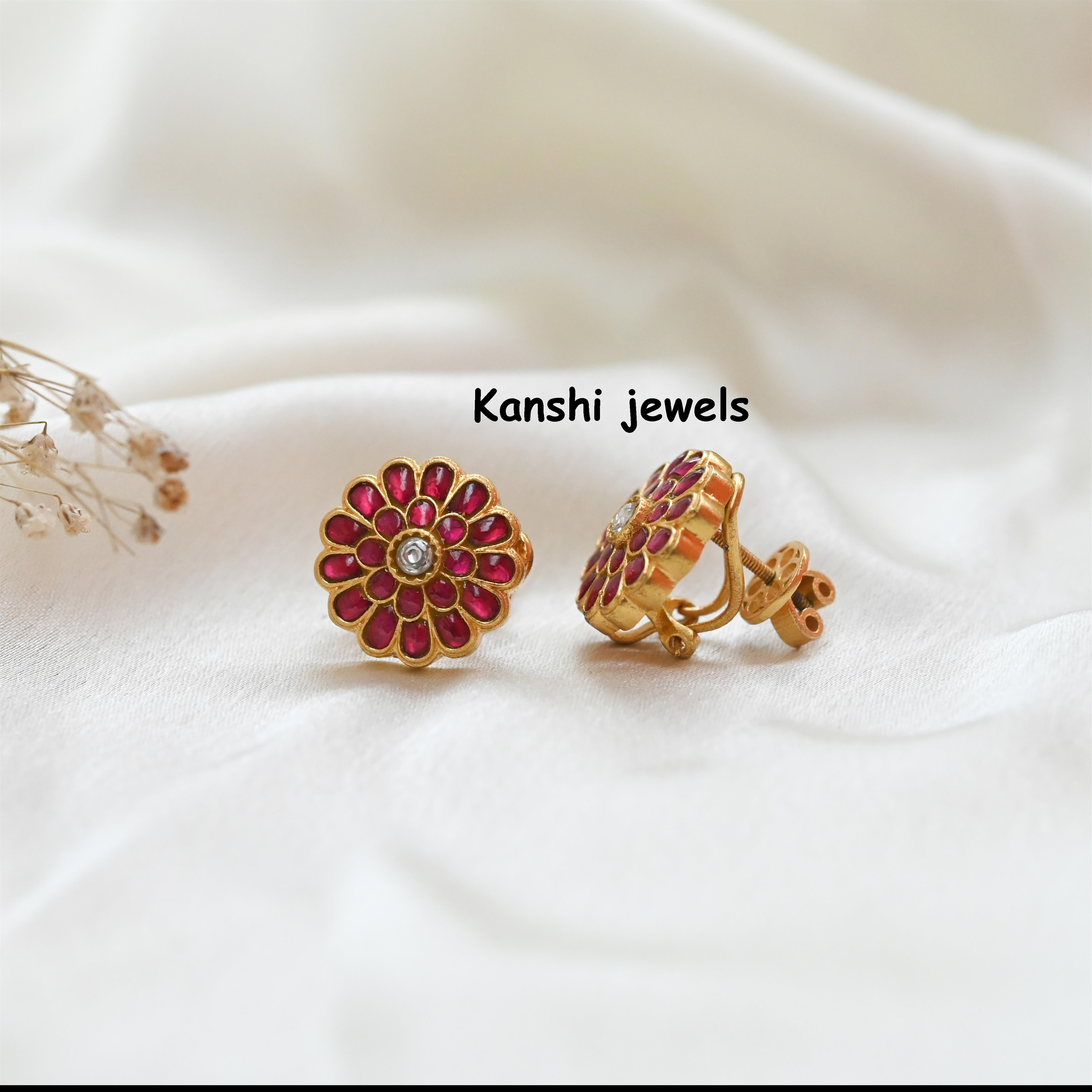 Silver Jadau Earrings