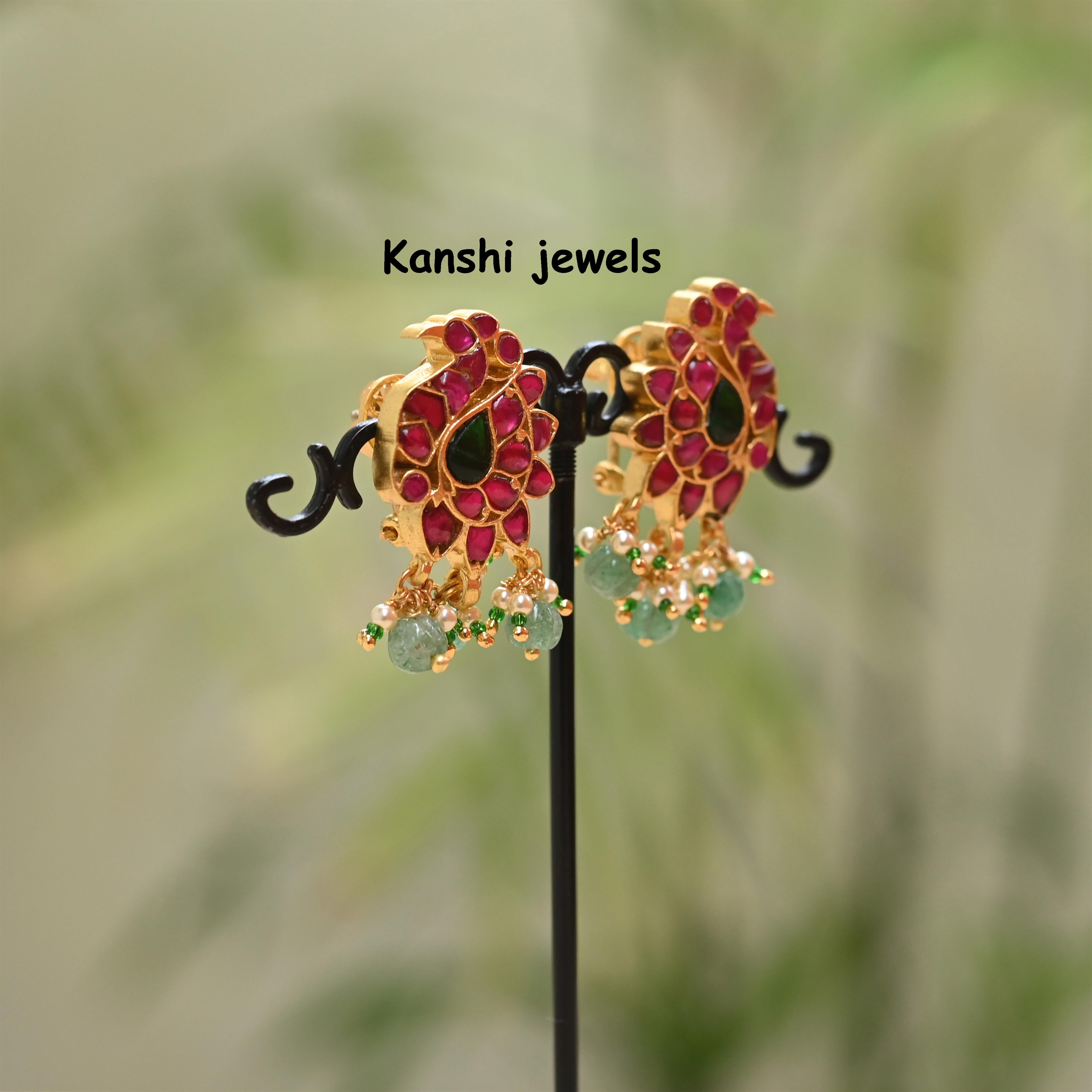 Silver Jadau Earrings