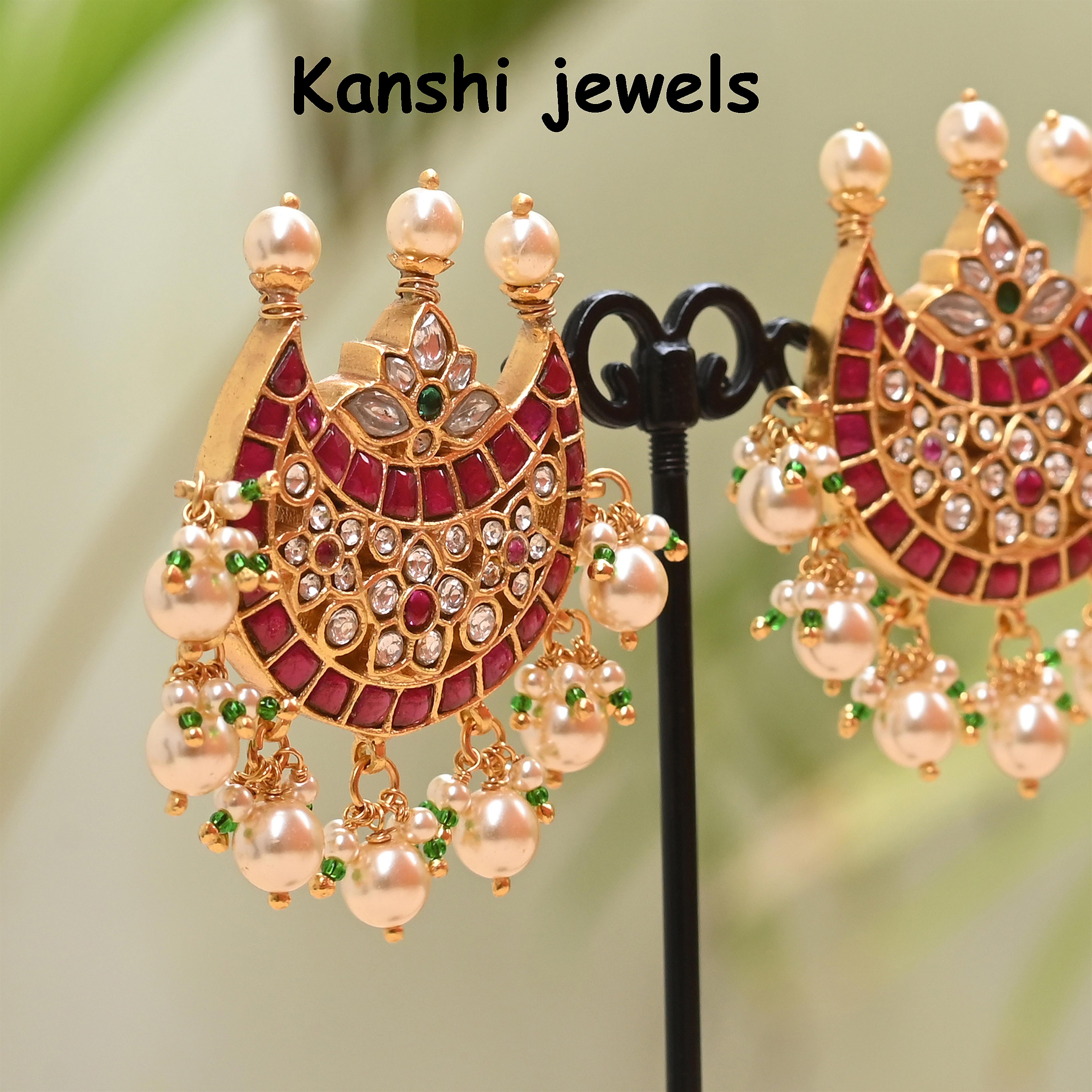Silver Jadau Earrings