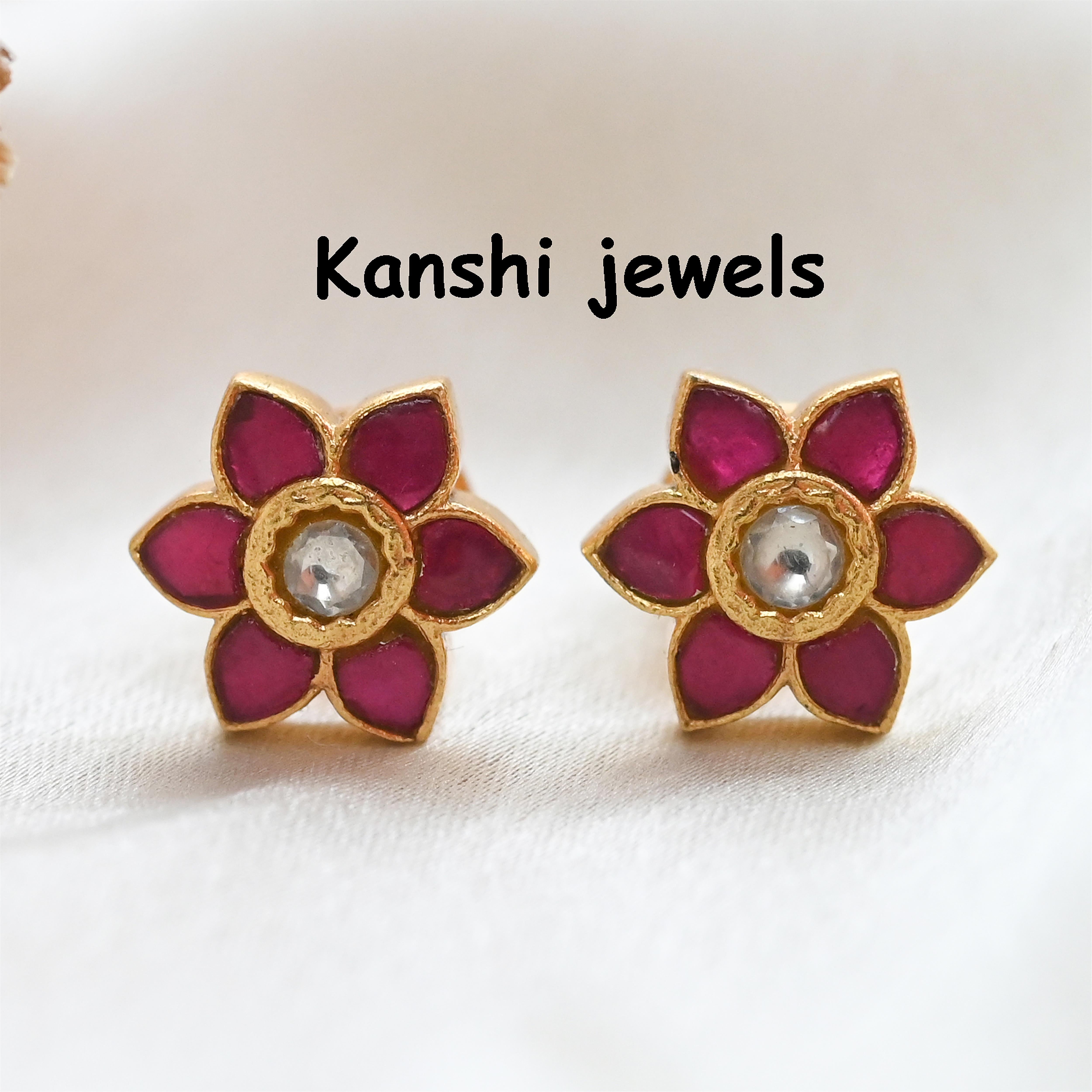 Silver Jadau Earrings