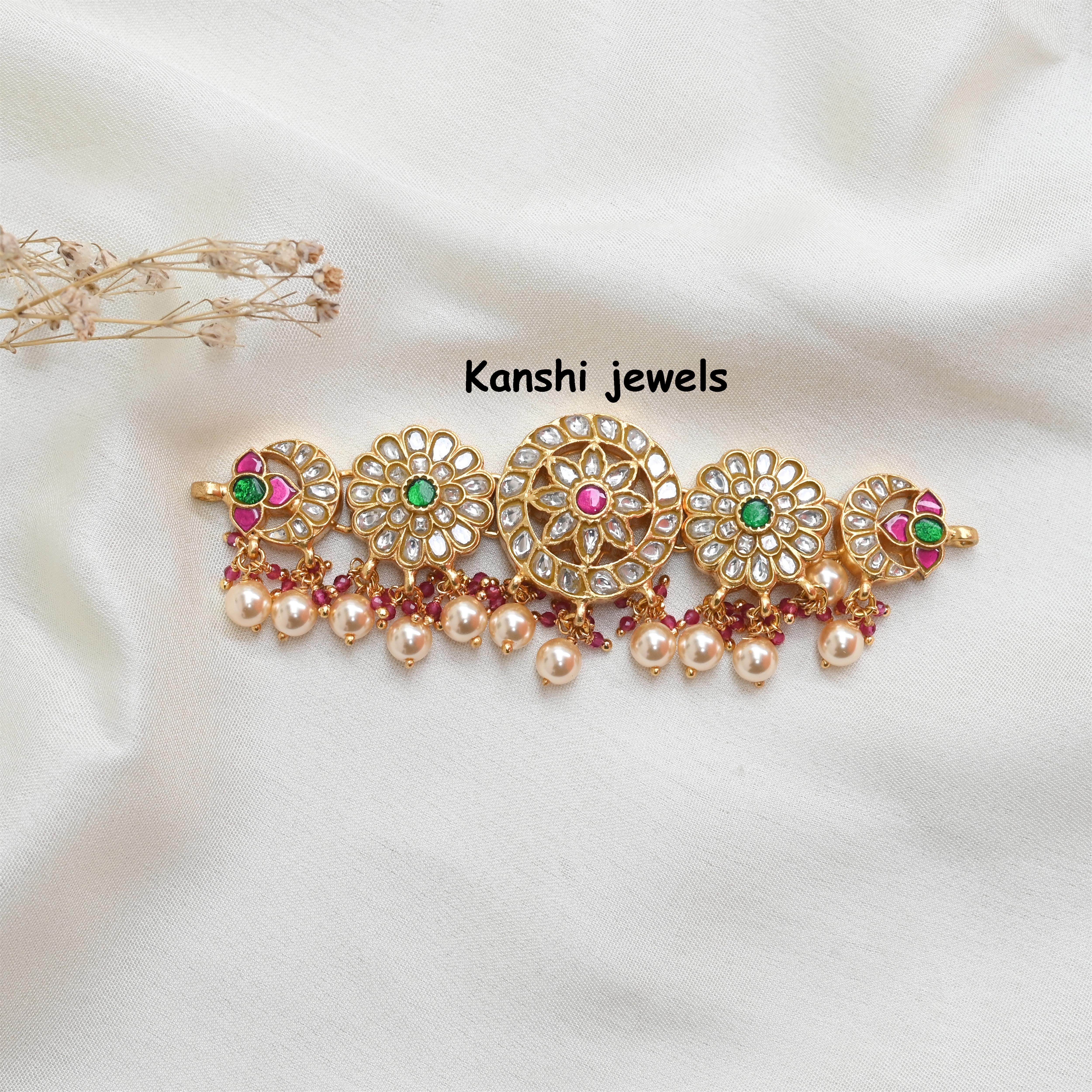 Silver Jadau Choker