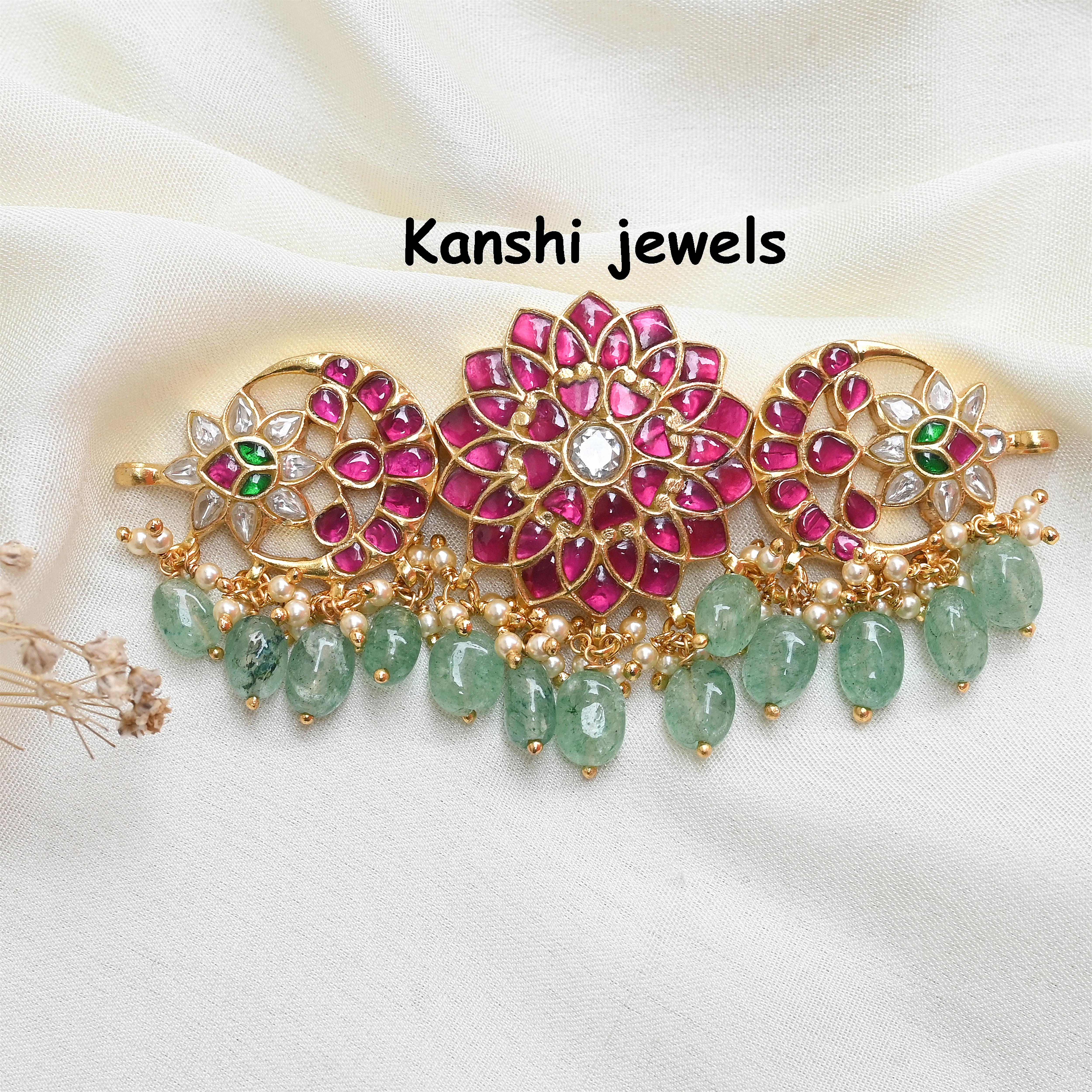 Silver Jadau Choker