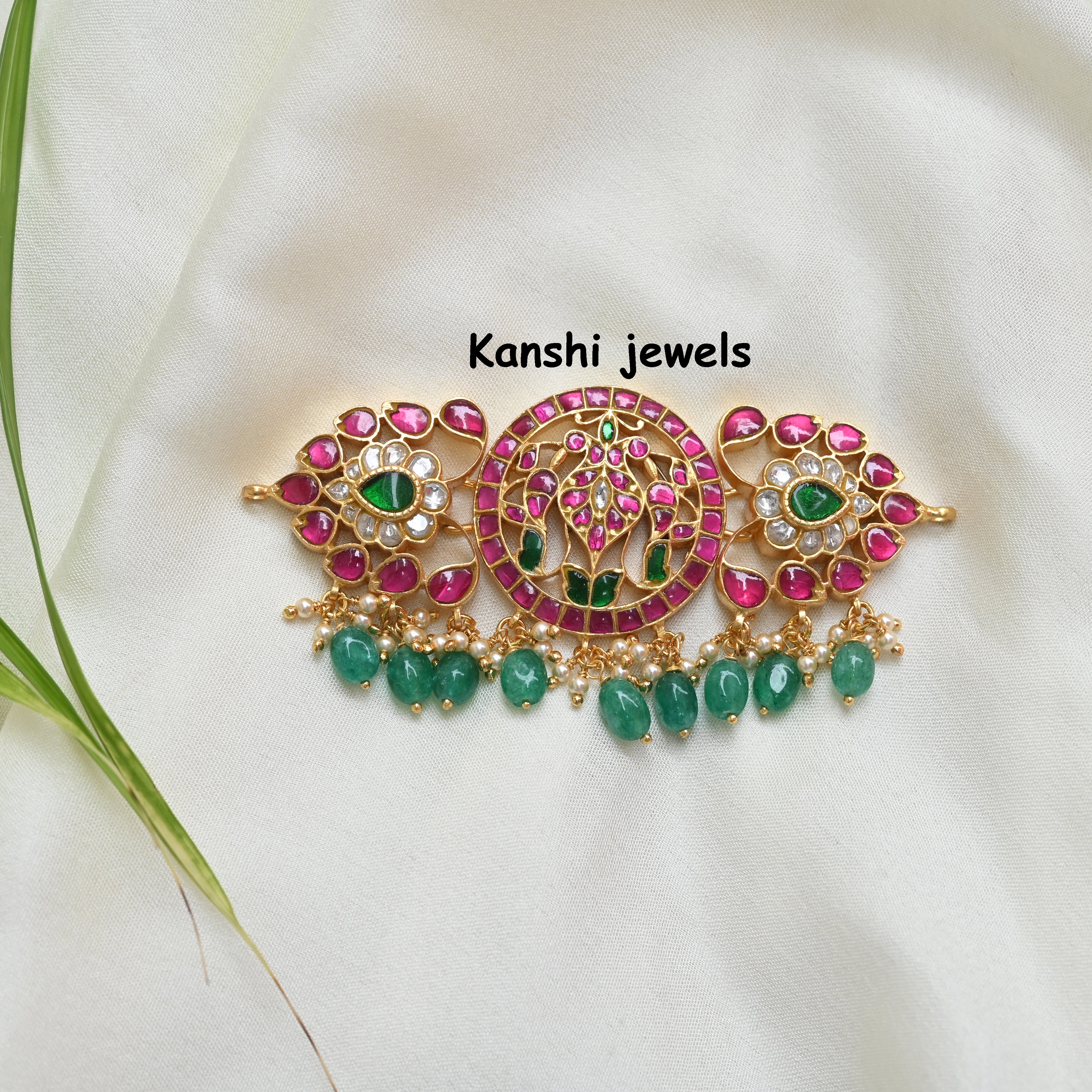 Silver Jadau Choker