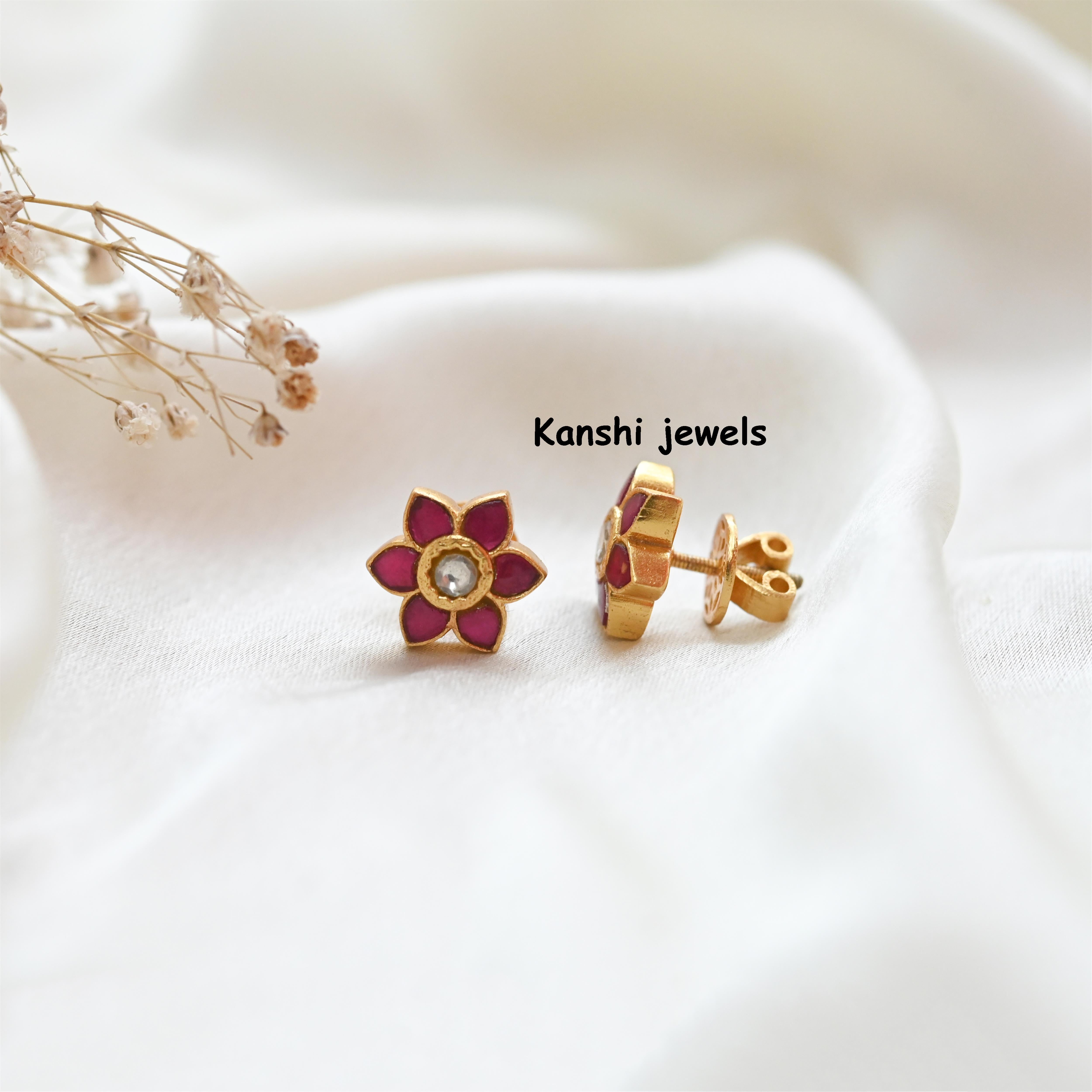 Silver Jadau Earrings