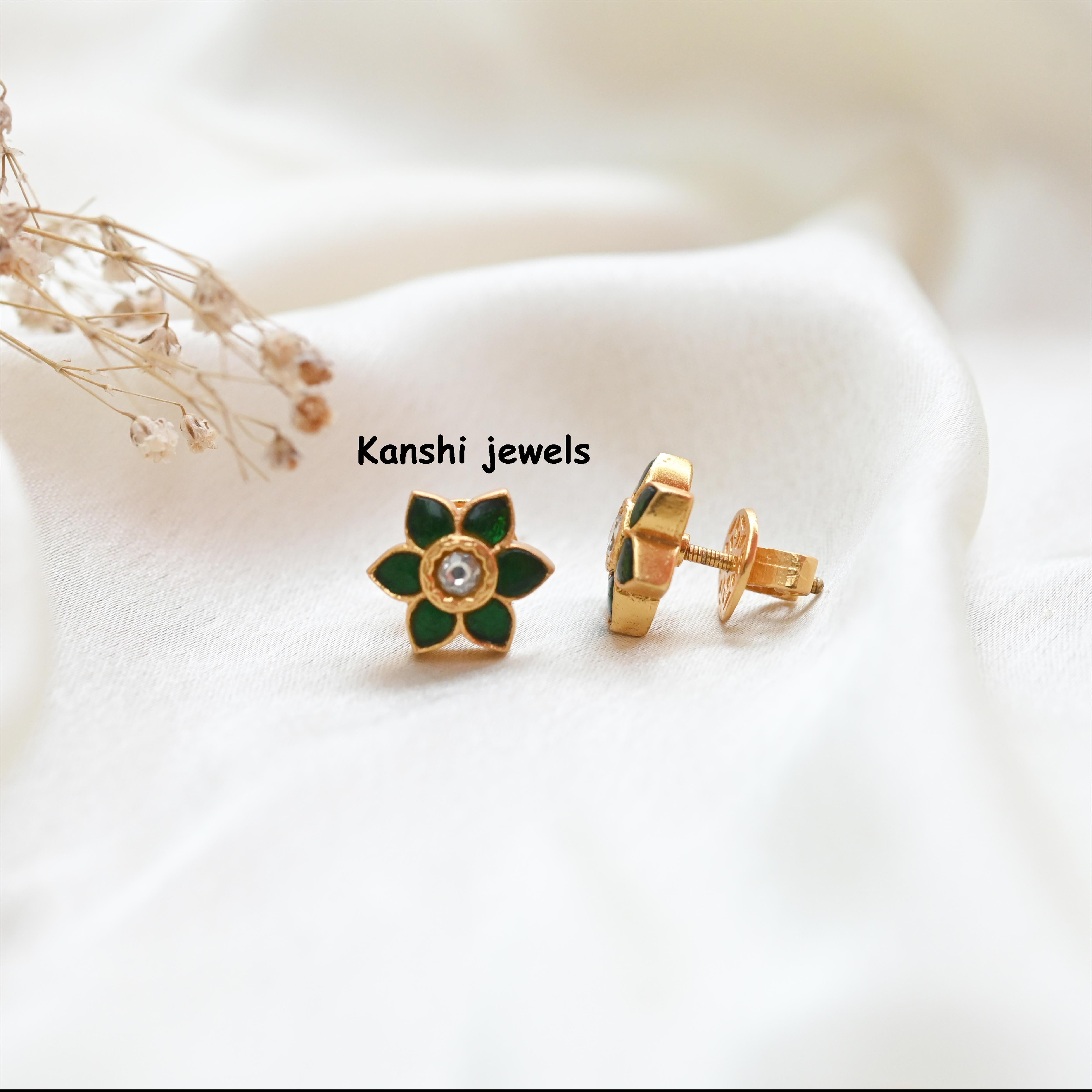 Silver Jadau Earrings