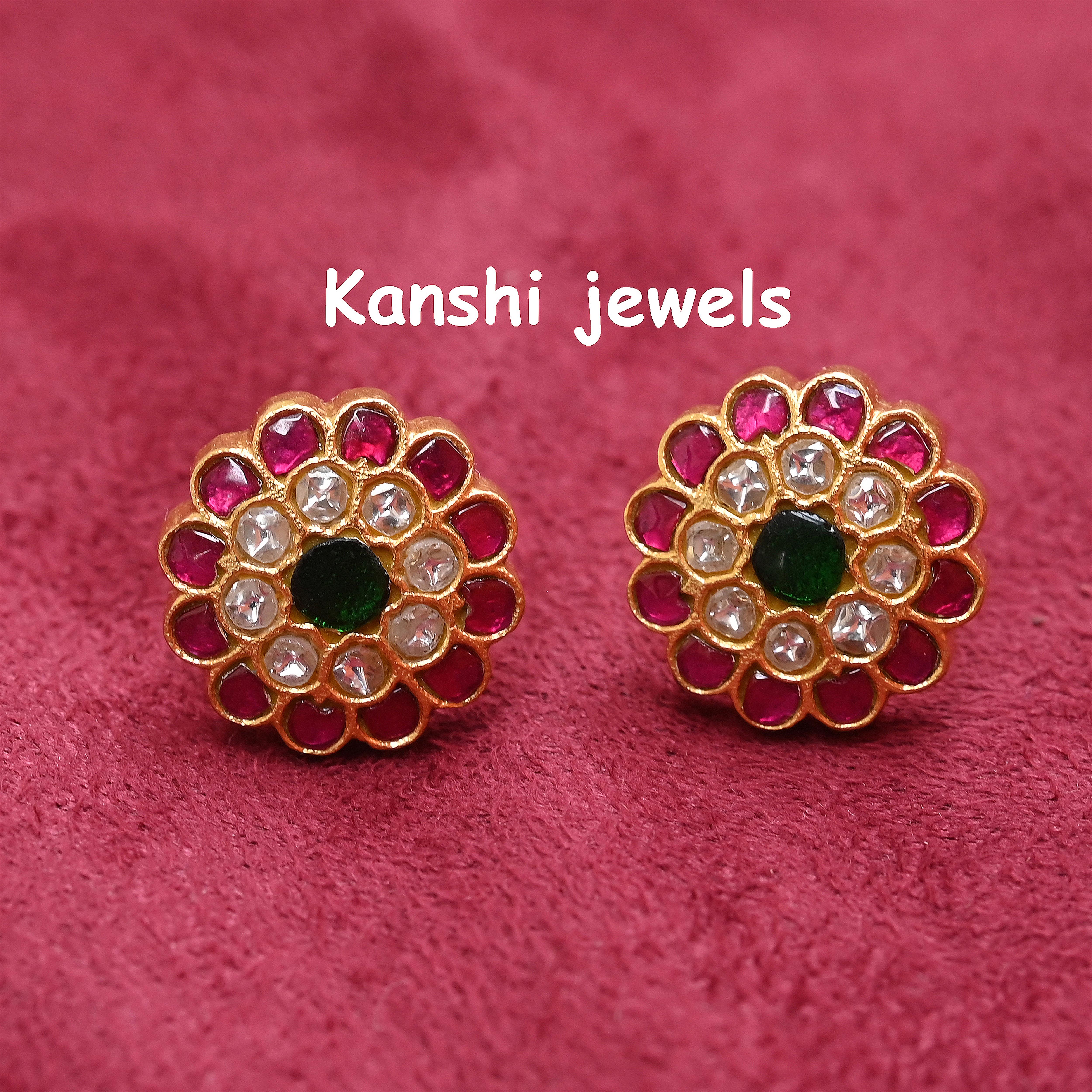 Silver Jadau Earrings