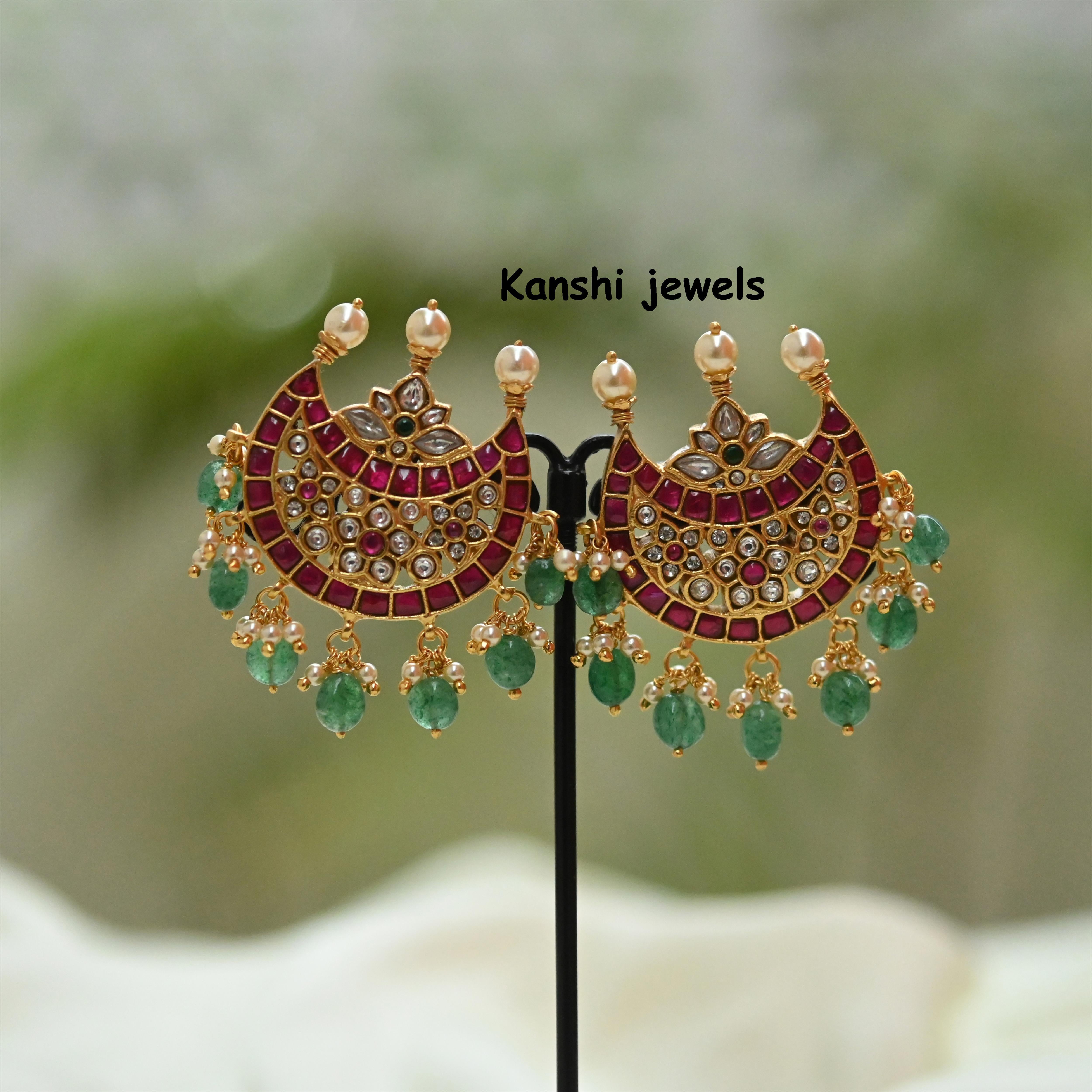 Silver Jadau Earrings