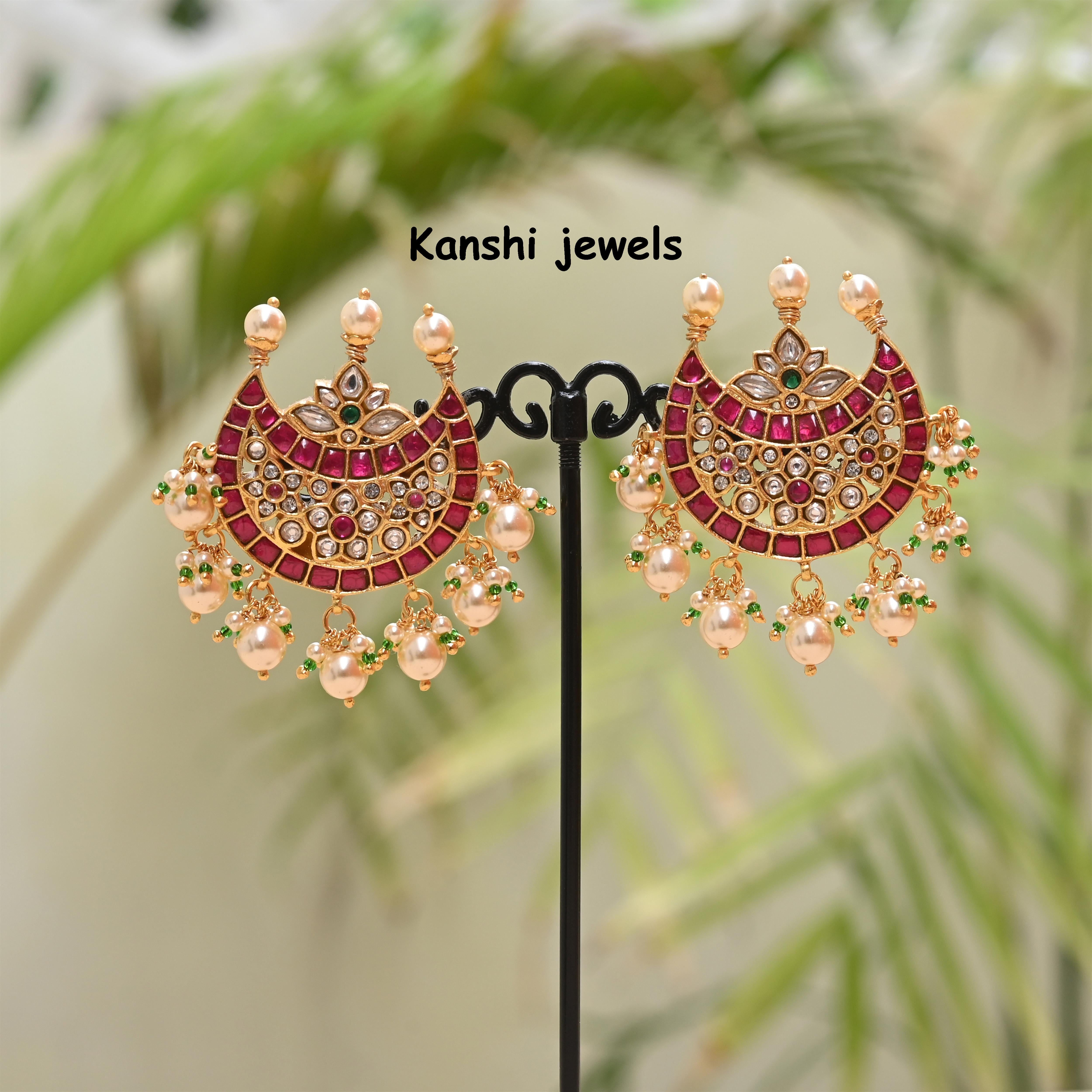 Silver Jadau Earrings
