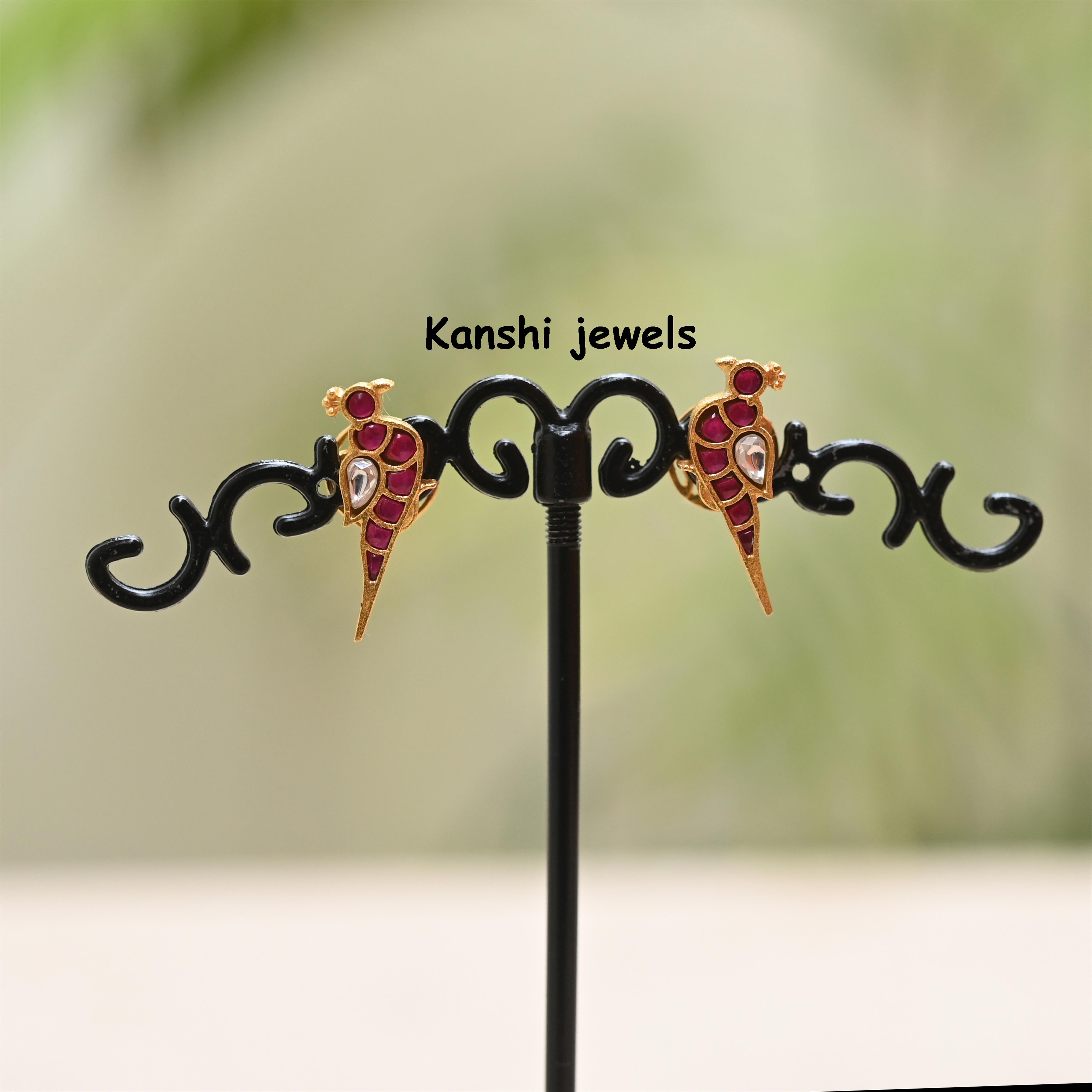 Silver Jadau Earrings