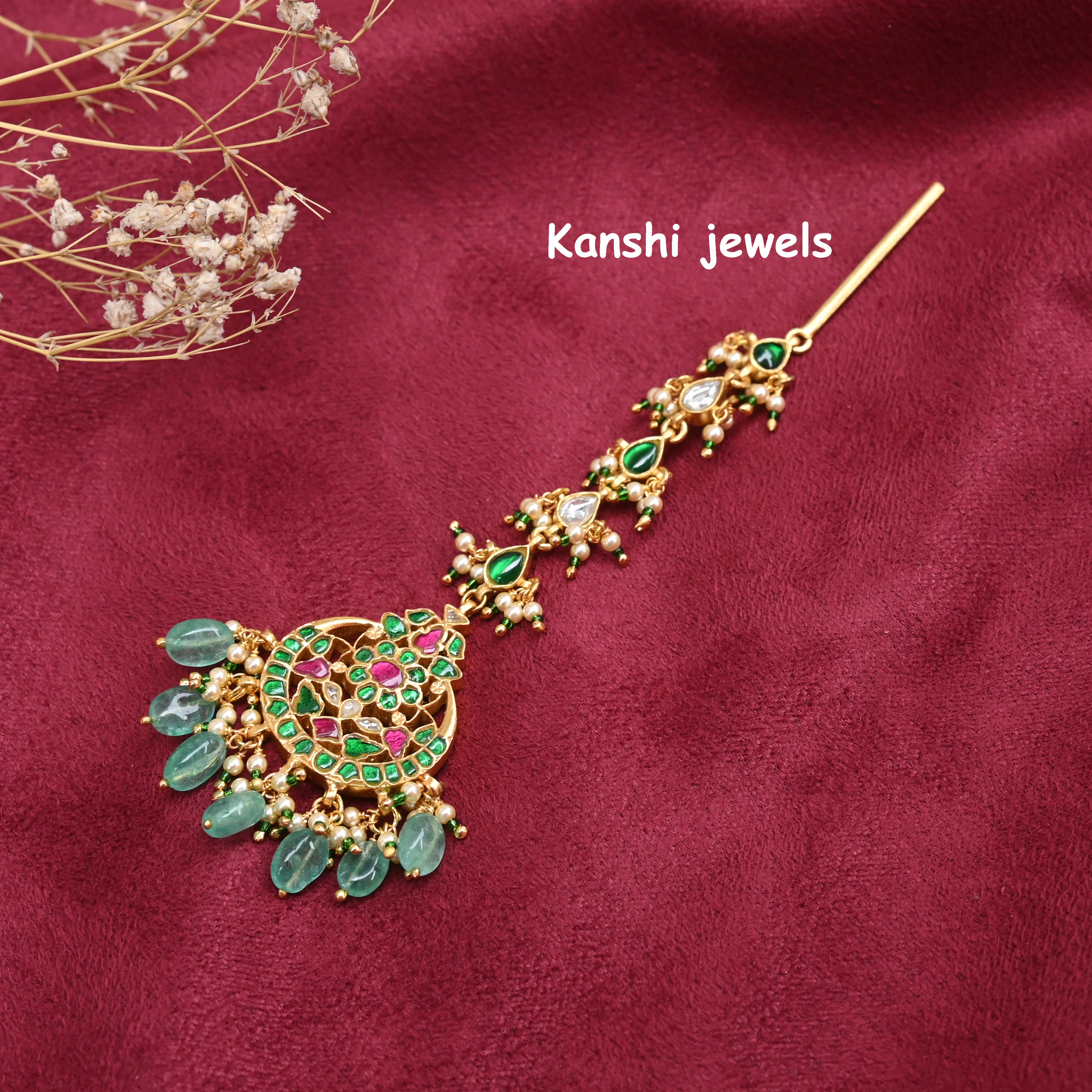 Silver Jadau Tika